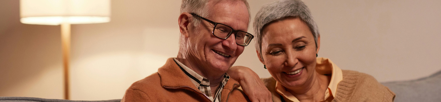An image of a happy couple.